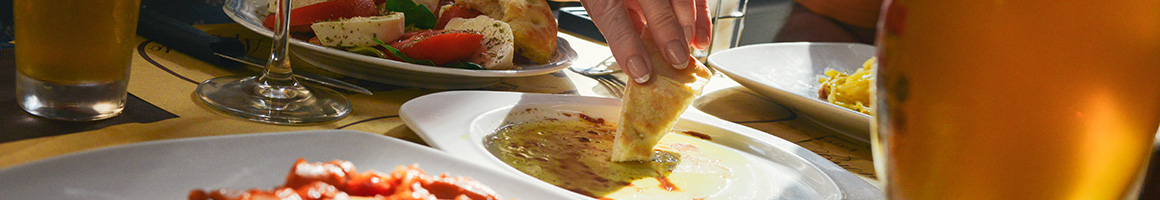 Eating Cafe at Cafe at 6100 restaurant in Charlotte, NC.
